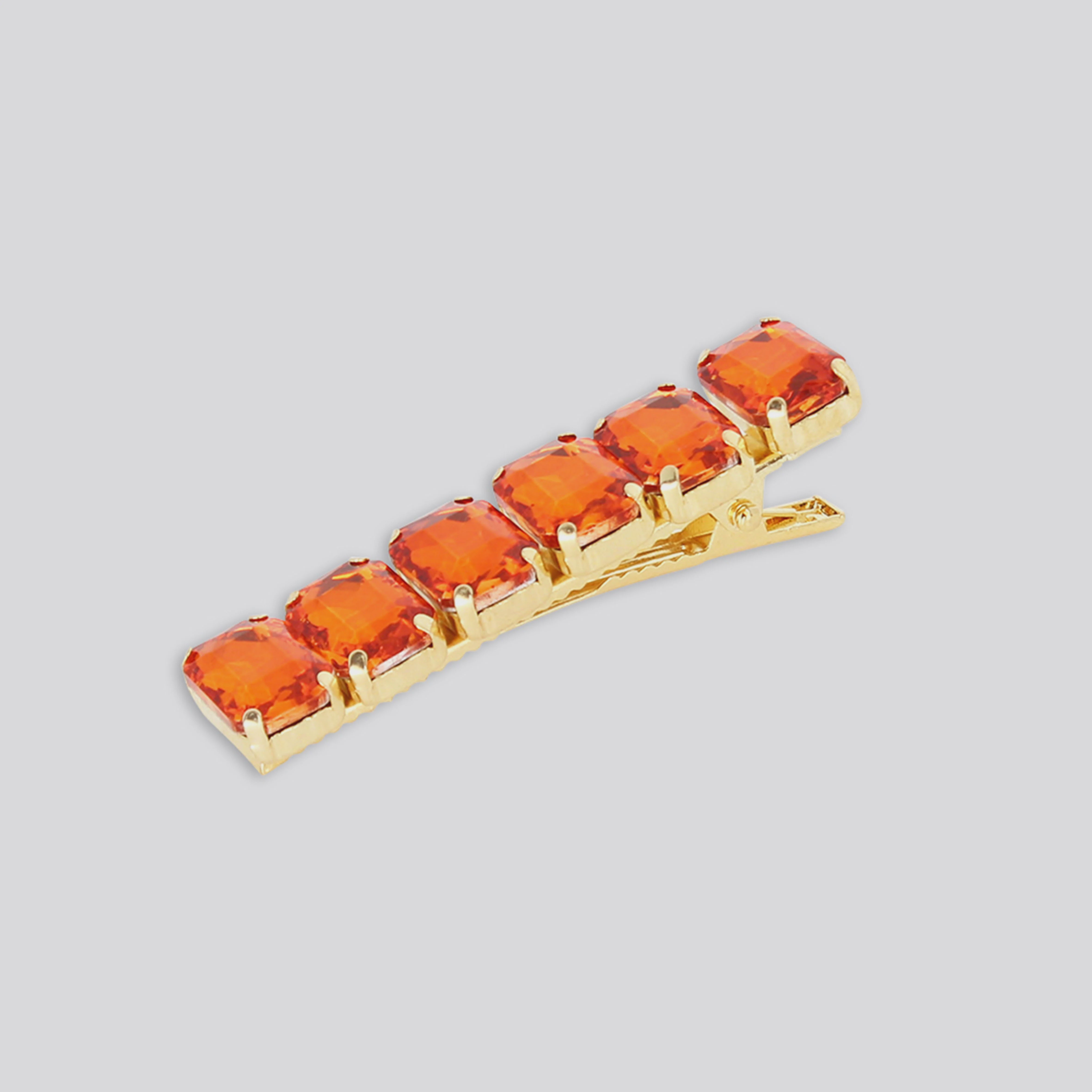 Fire Opal Hair Claw