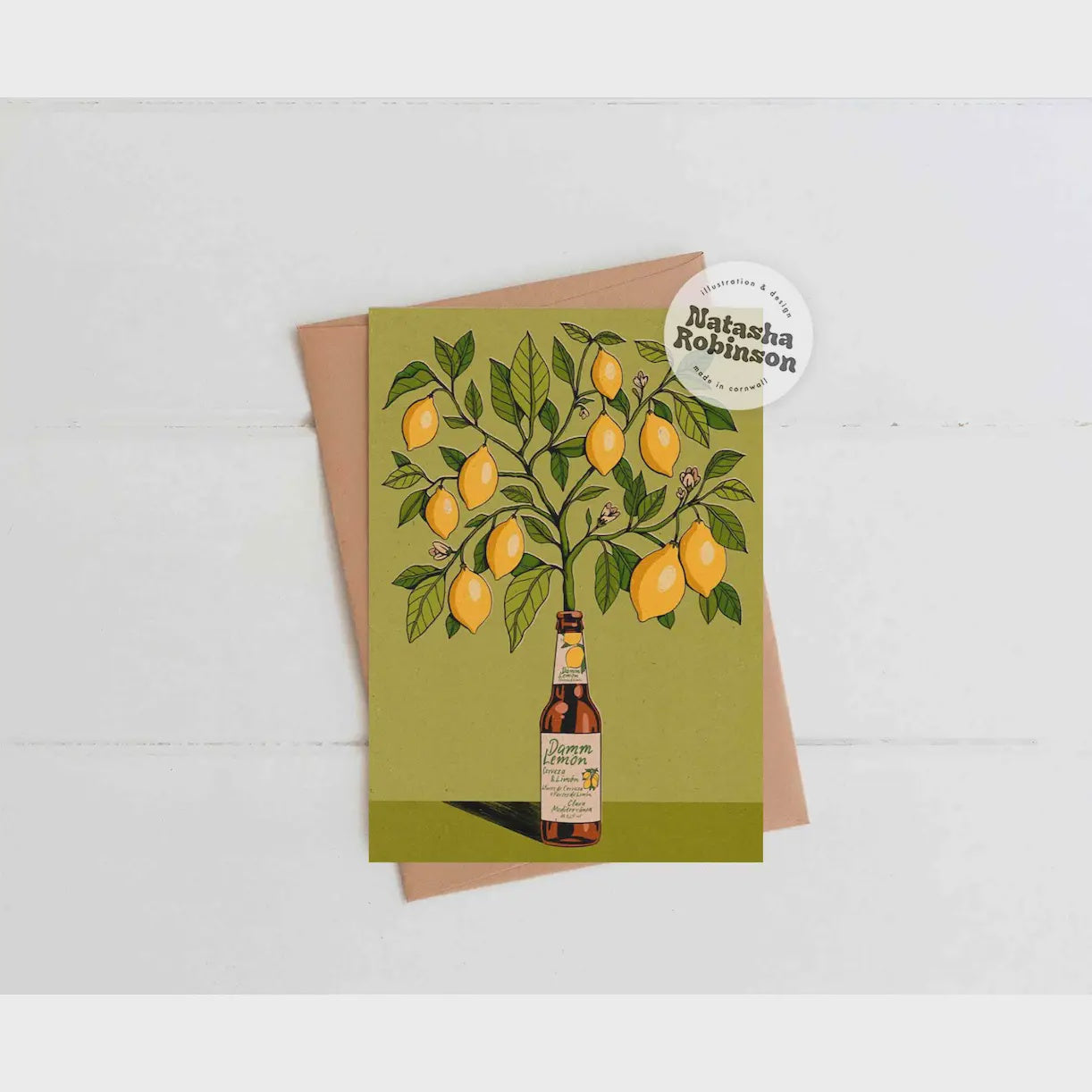 Beer & Lemon Tree Card