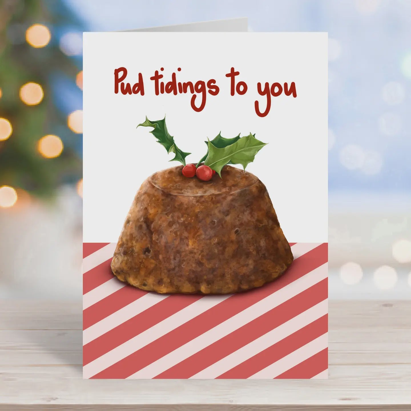 Pud Tidings To You Card