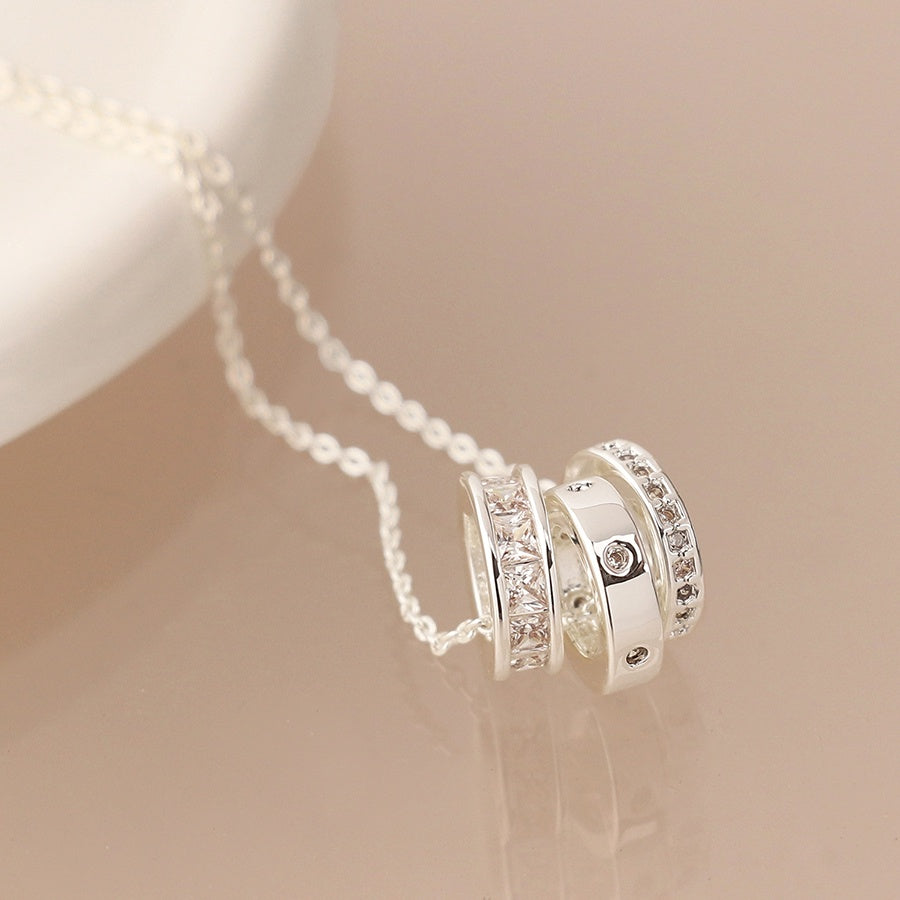 Tria Necklace - Silver