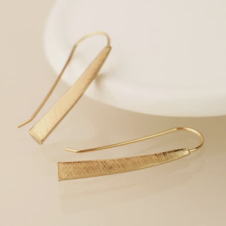 Obelisk Earrings - Gold