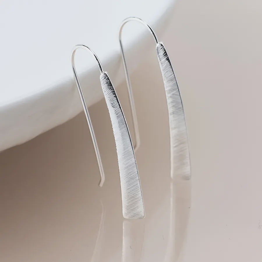 Obelisk Earrings - Silver