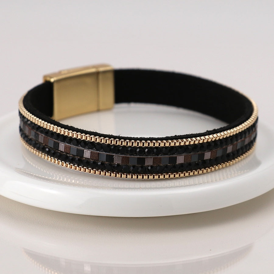 Hettie Bracelet - Black & Gold