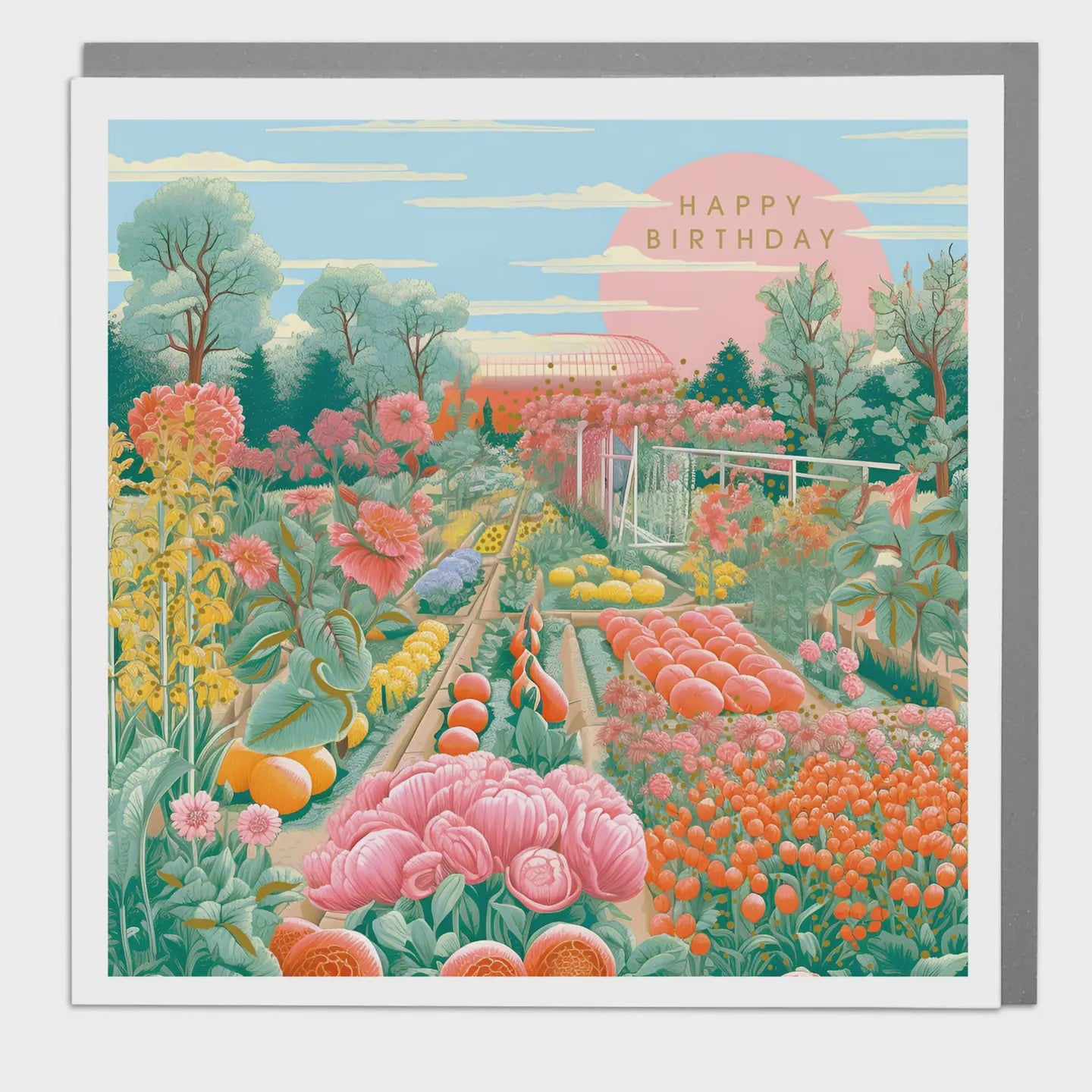 Allotment Days Happy Birthday Card