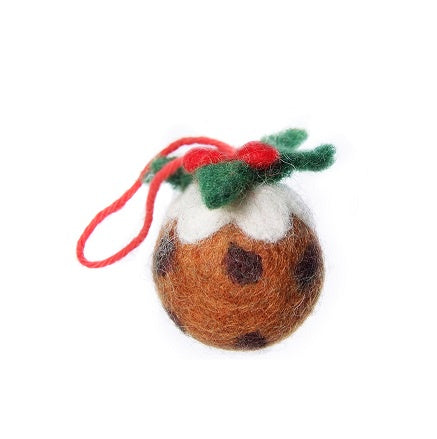 Mini Christmas Pudding Ornament