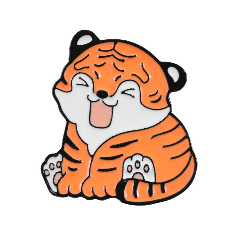 Sitting Tiger Pin