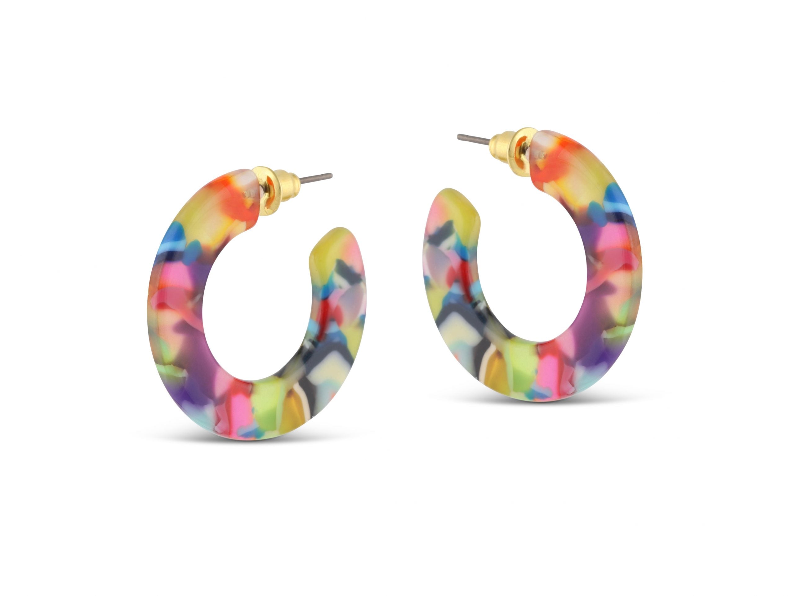 Jessica Cut Out Hoop Earrings
