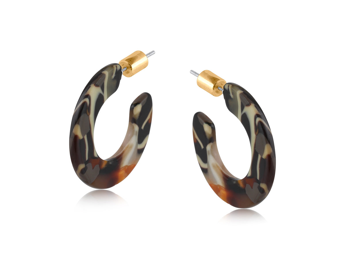 Jessica Cut Out Hoop Earrings