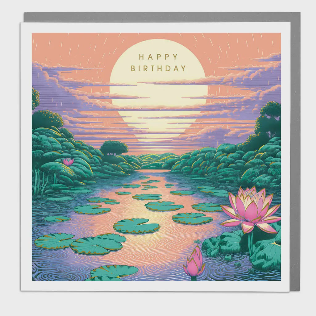 HB Lily Pond Card