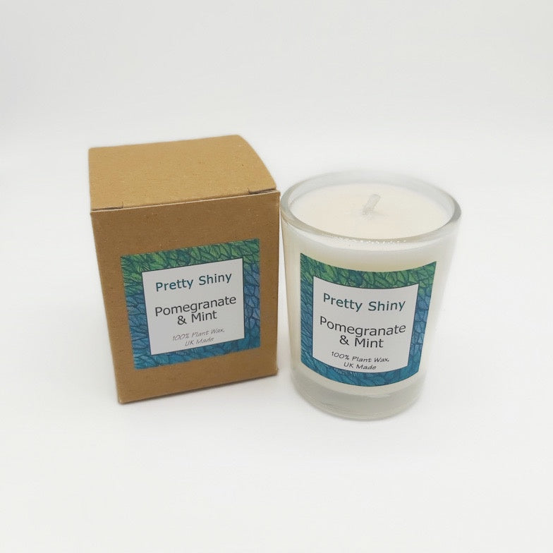 Pomegranate & Mint Soy Wax Candle - 9cl Votive