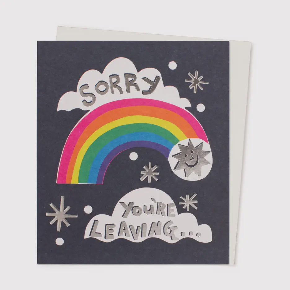 Leaving Rainbow Card