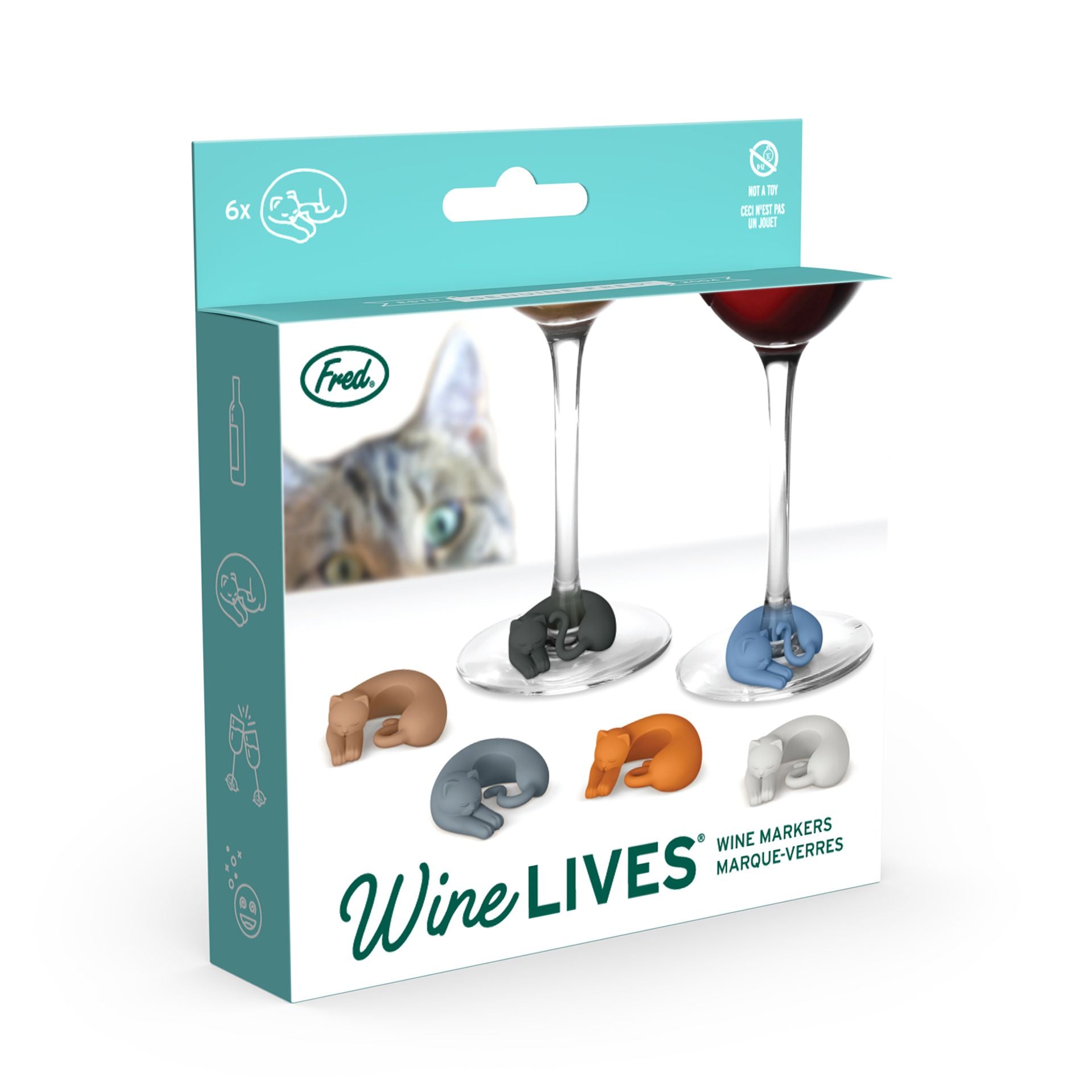 Kitty Wine Markers