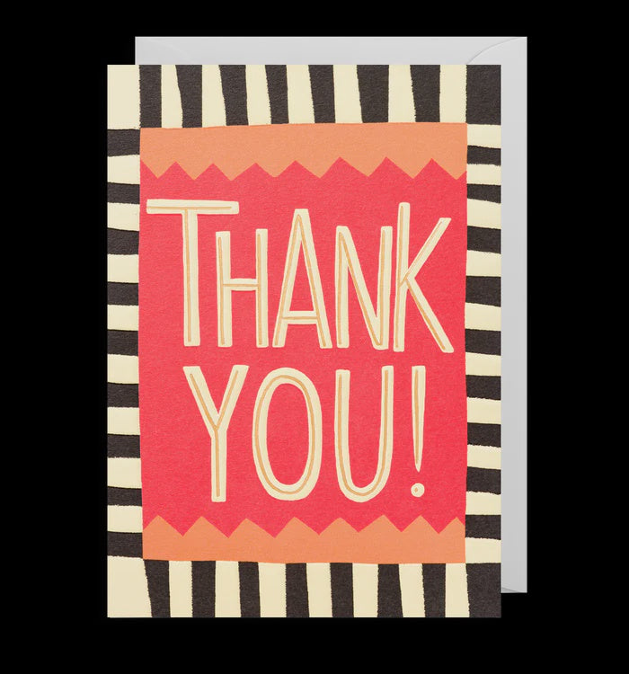 Thank You! Bold Graphic Card