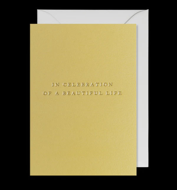 In Celebration of a Beautiful Life Card