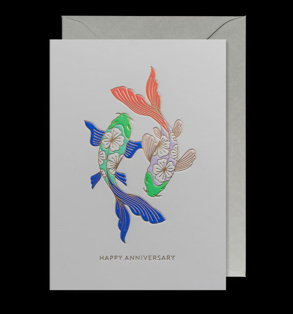 Anniversary Koi Card