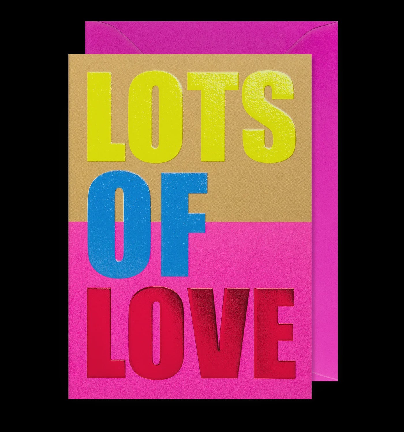 Lots of Love Bold Card