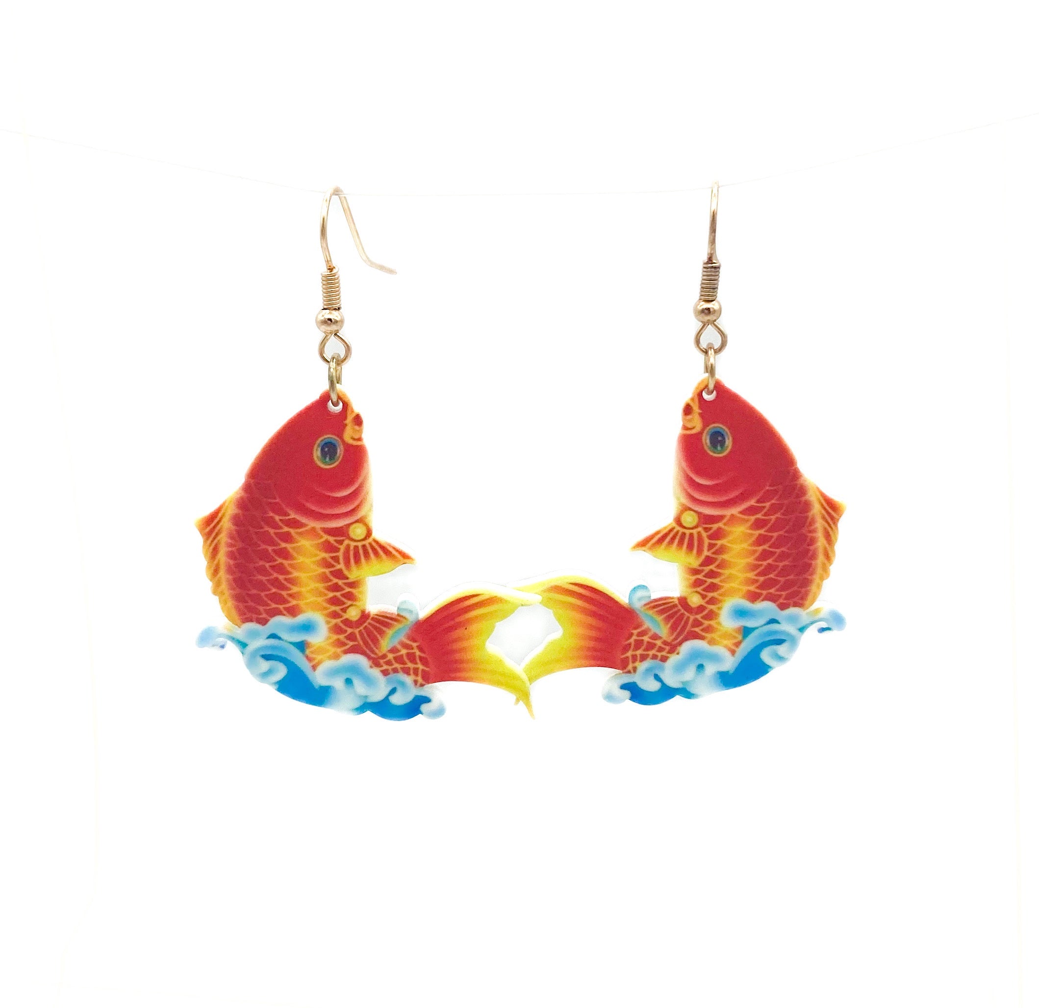 Dancing Koi Earrings