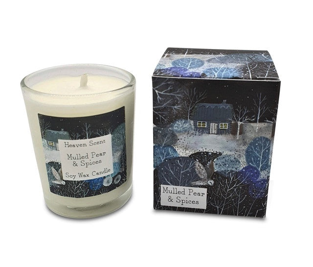 Mulled Pear and Spice Soy Wax Candle - 9cl Votive