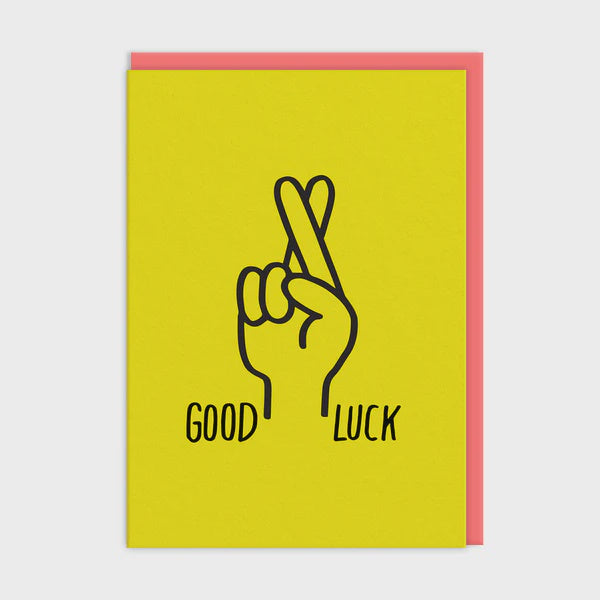 Fingers Crossed Card
