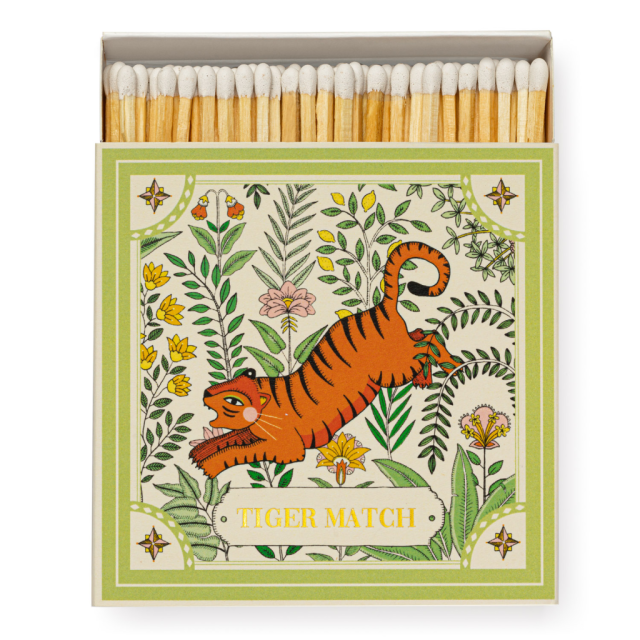 Design Matchbox - Green Tiger