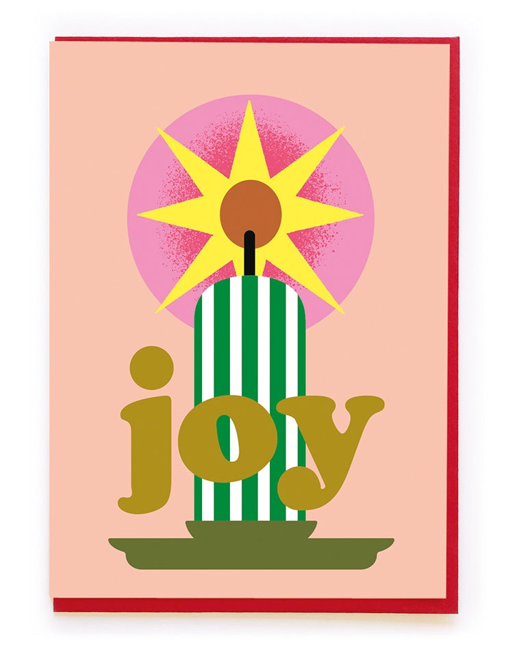 Star Candle Joy Card
