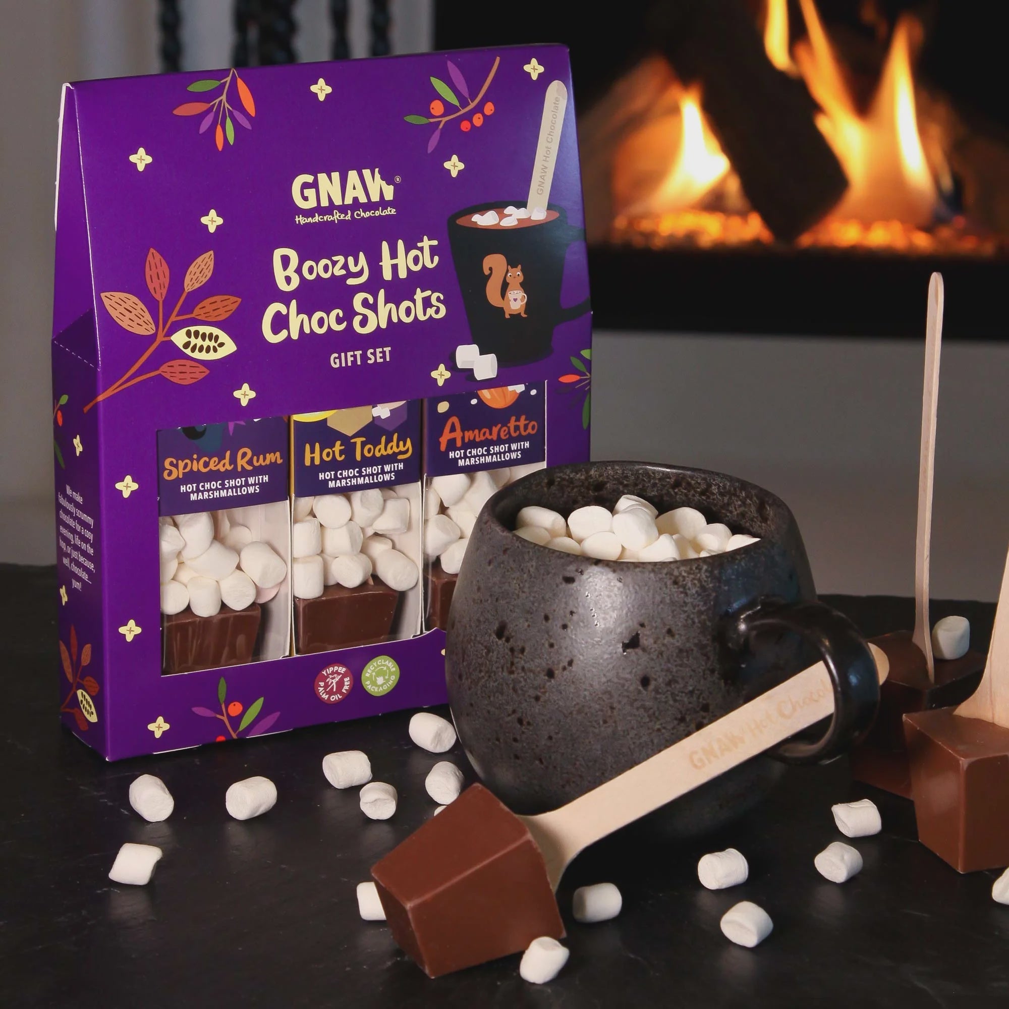 Boozy Hot Chocolate Spoon Gift Set