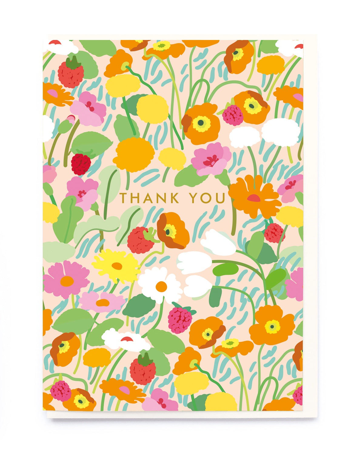 Flowers Thank You Card