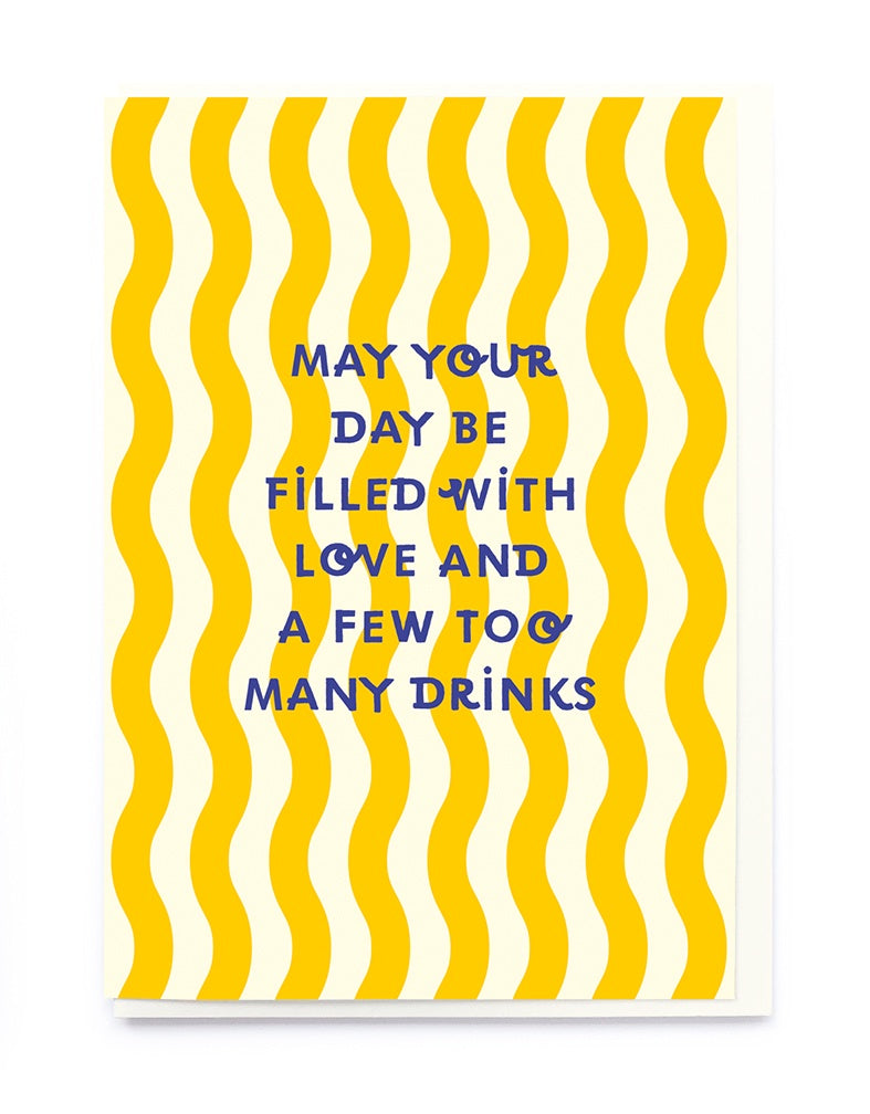 Too Many Drinks Card