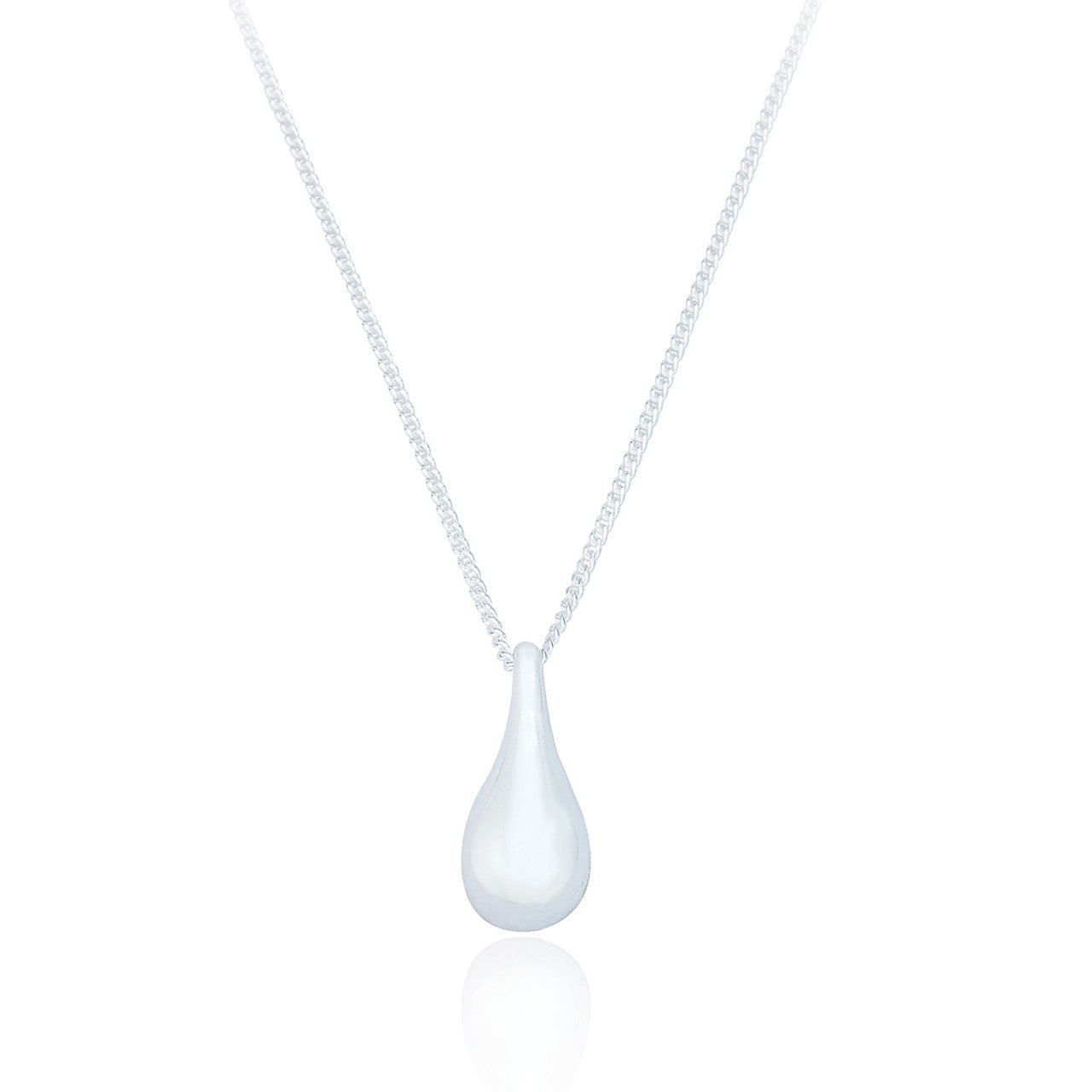 Arlene Droplet Necklace - Silver