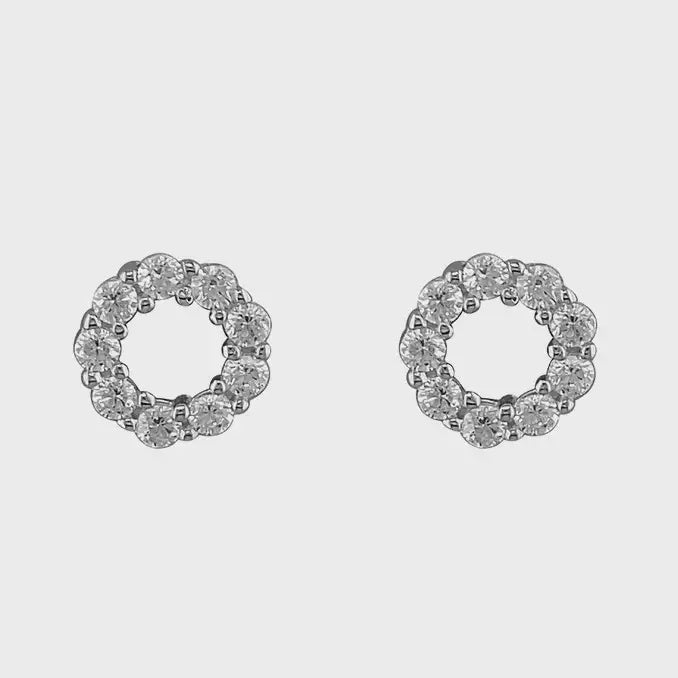 Halo Stud Earrings