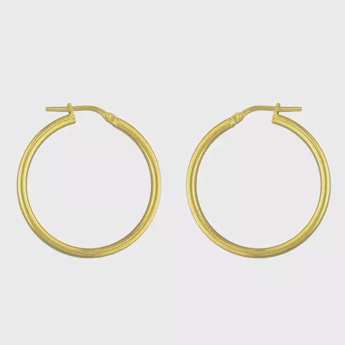 Clair Hoop Earrings - Gold