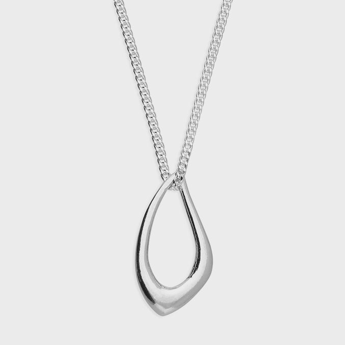 Organic Teardrop Necklace