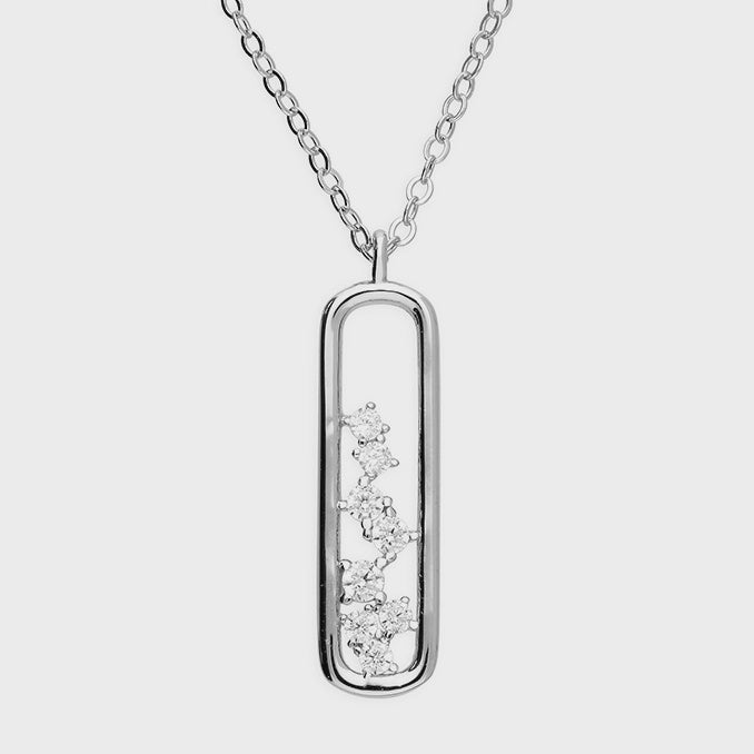 Skip The Light Fantastic Necklace - Silver