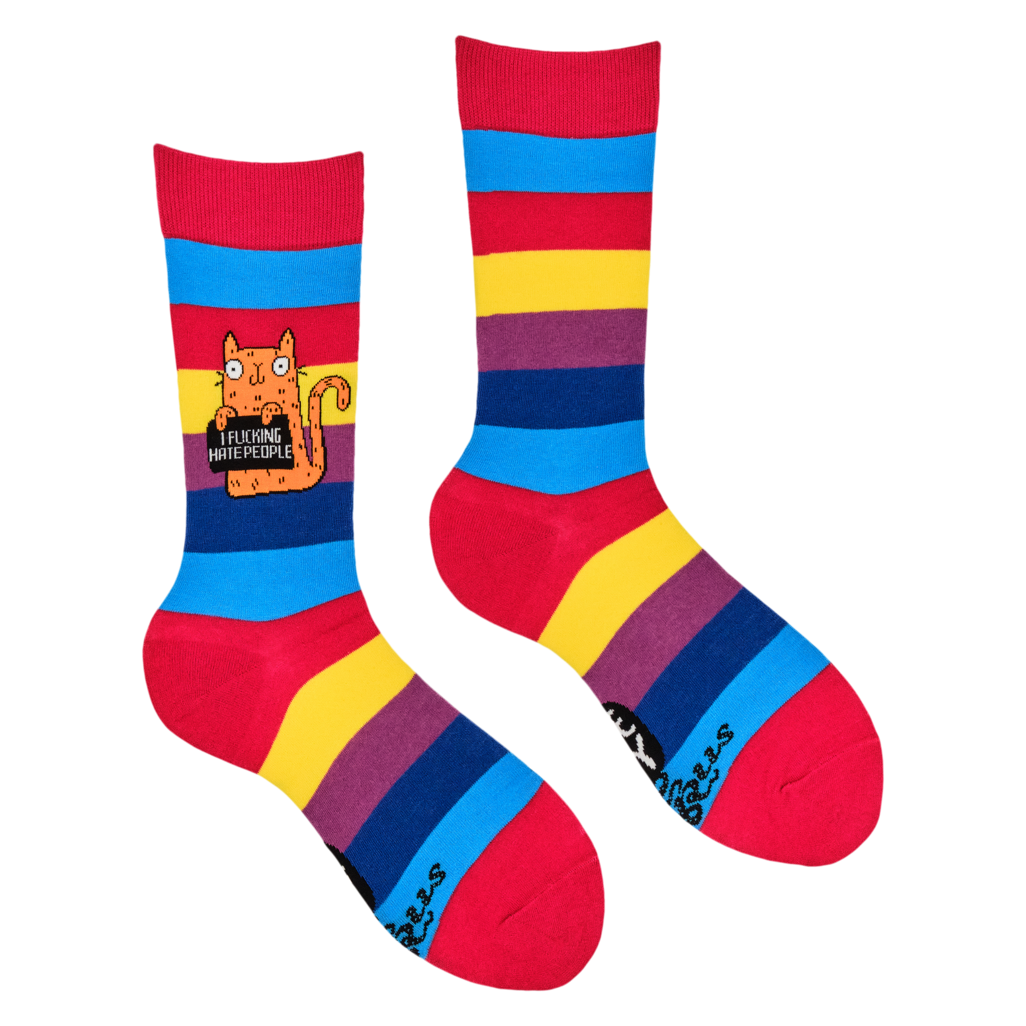 Hate People - Katie Abey Socks - Small