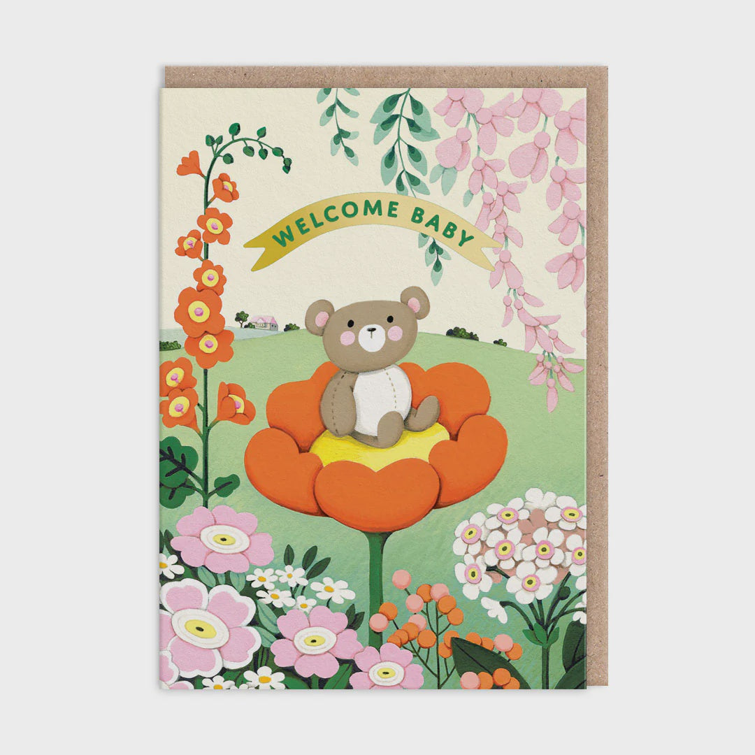 Welcome Baby Bear Card