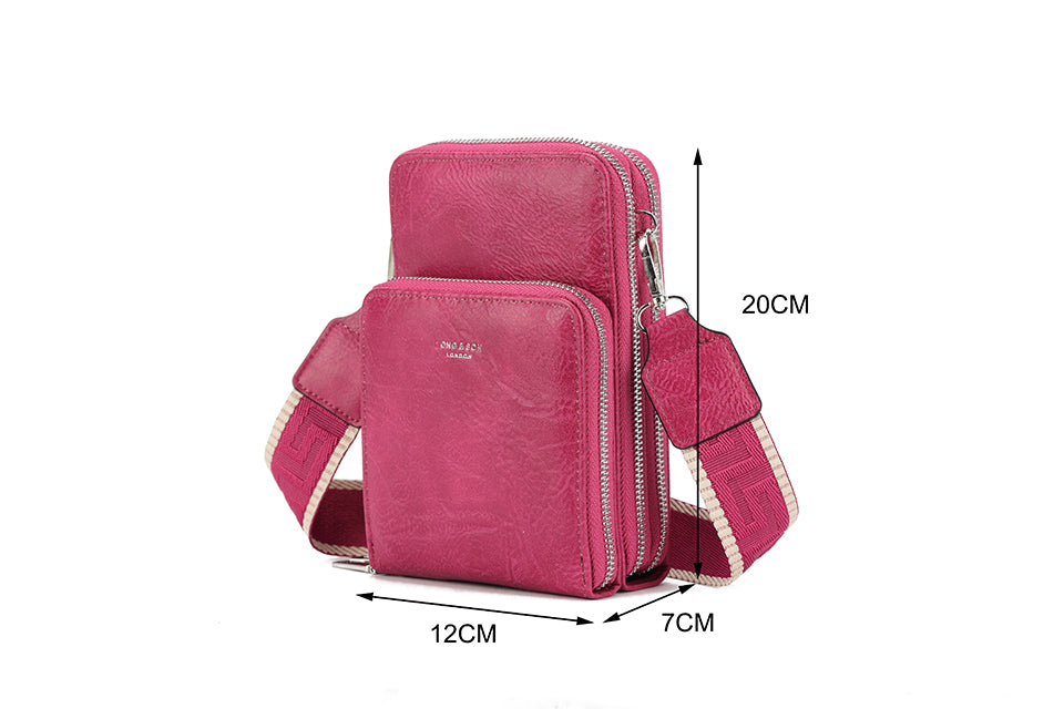 Harper Vegan Leather Crossbody Bag