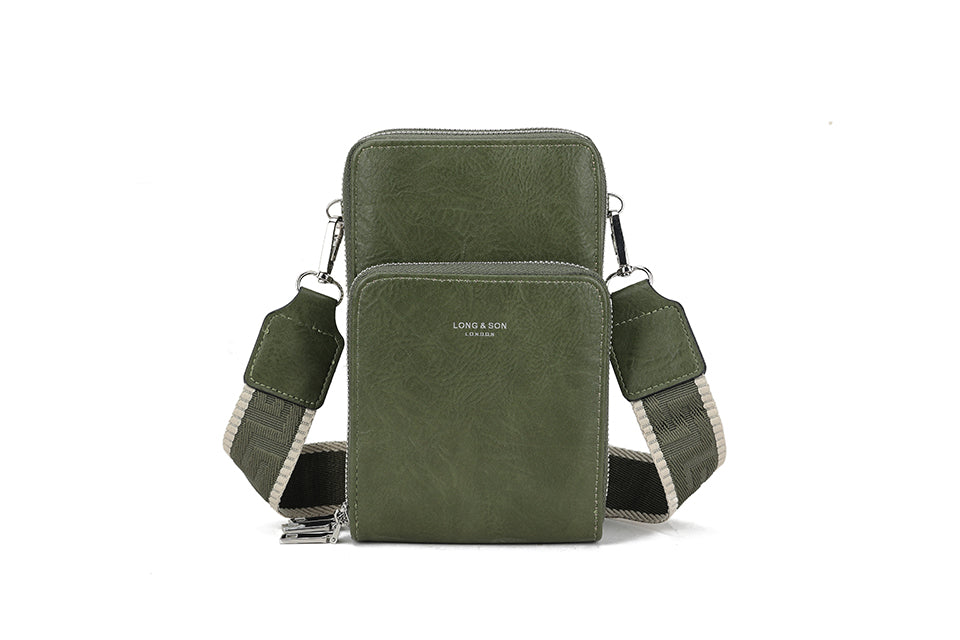 Harper Vegan Leather Crossbody Bag
