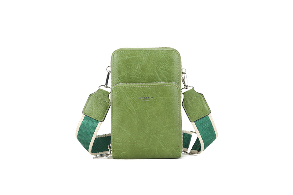 Harper Vegan Leather Crossbody Bag