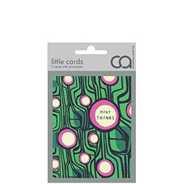 Retro Pattern Note Card Pack