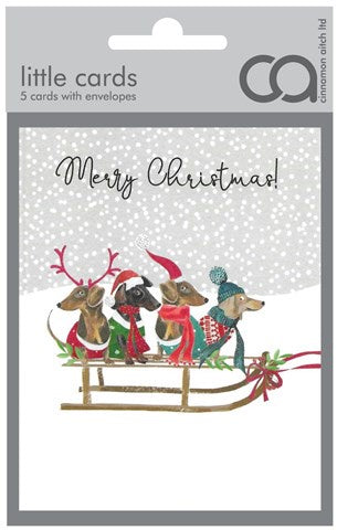 Note Cards - Sleigh Dogs