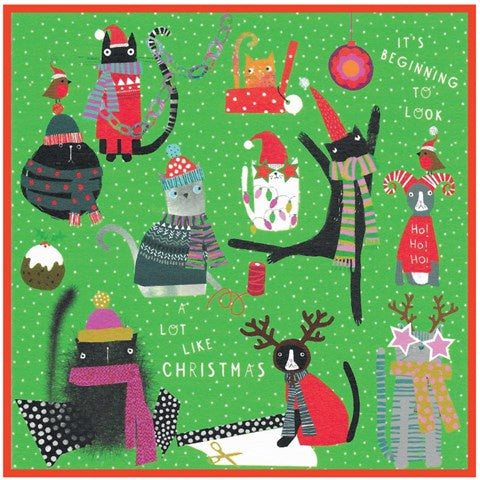 Cats In Hats Card