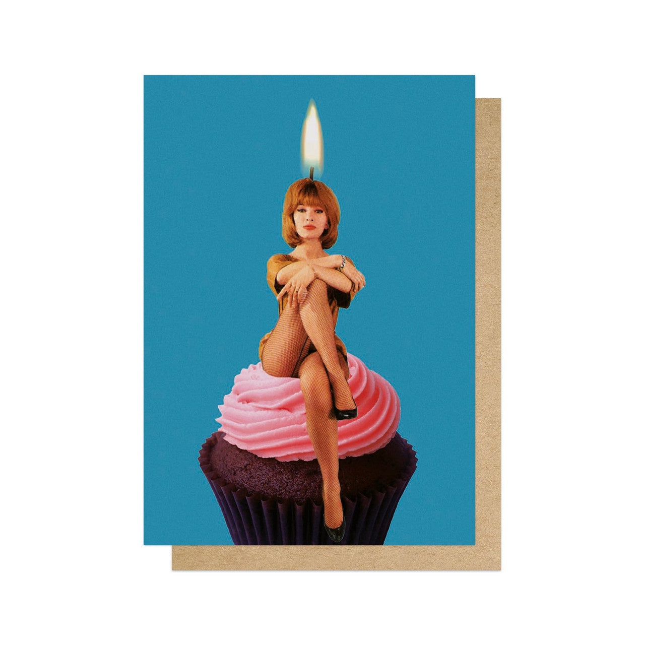 Cupcake Girl Card