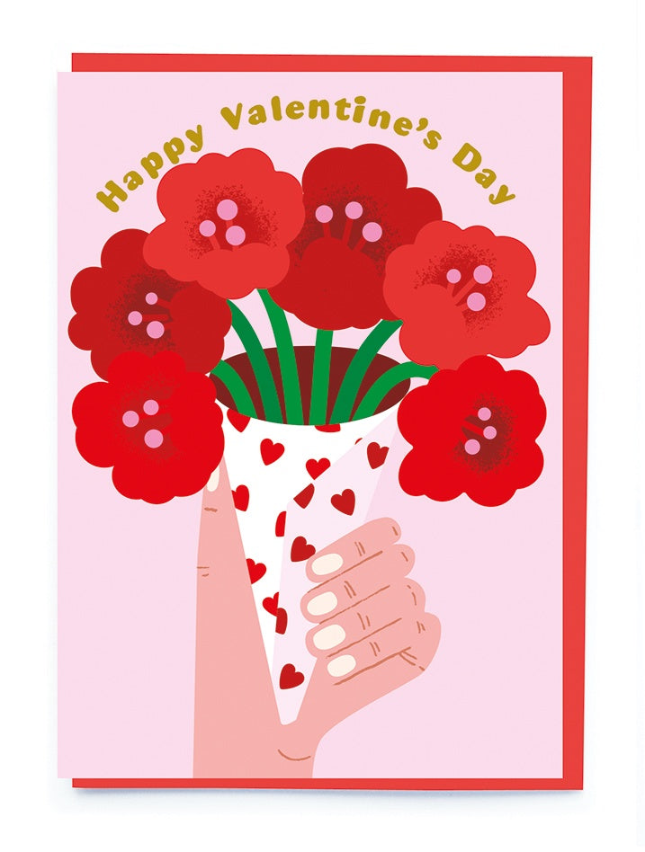 Valentine's Bunch Card