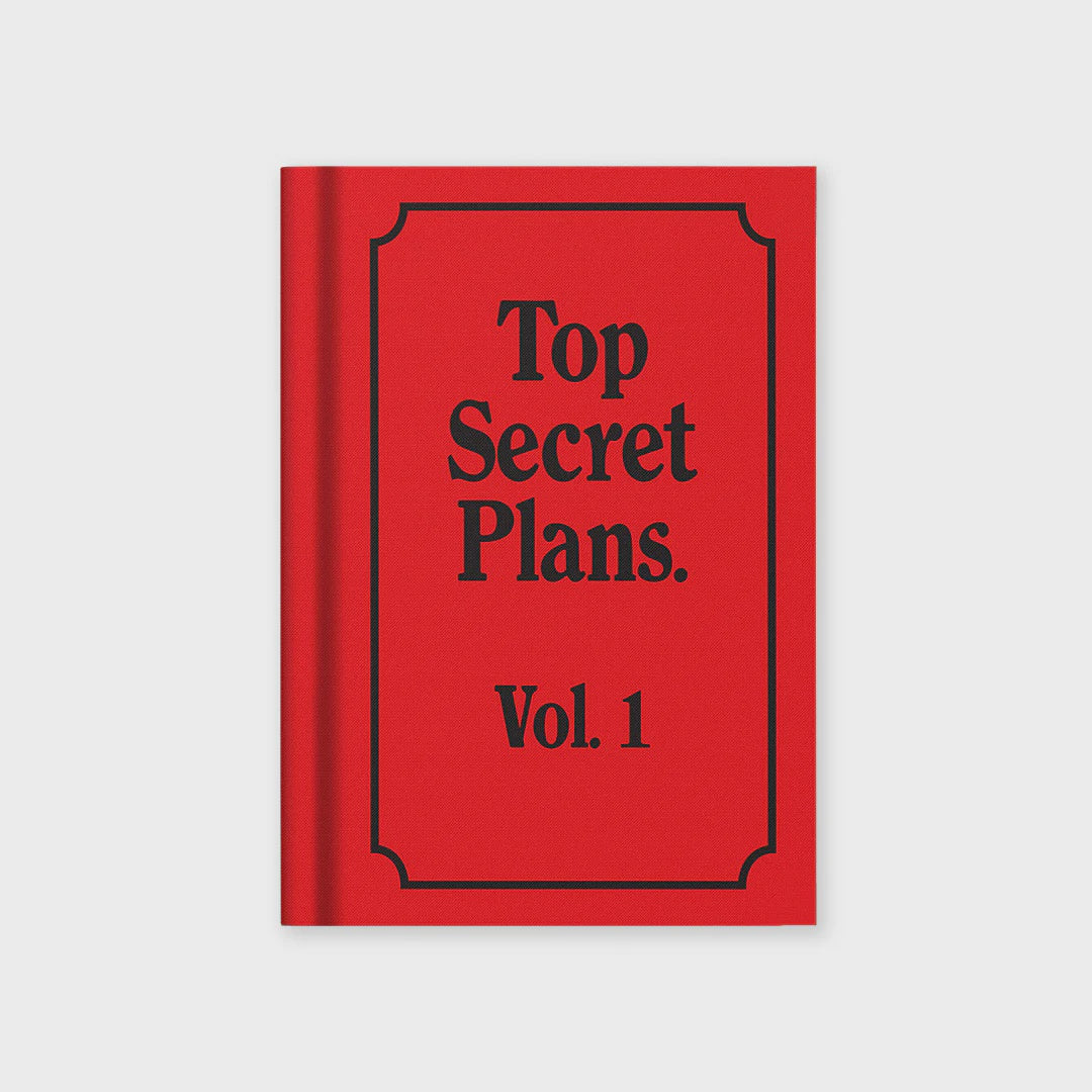Top Secret Plans Notebook - A7 - Tiny