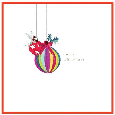 Christmas Baubles Card