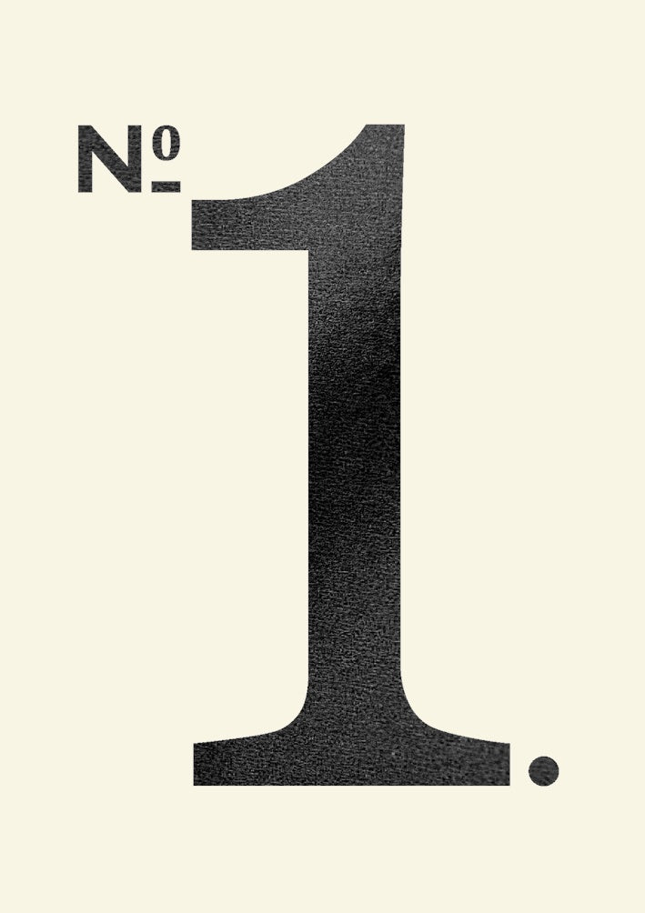 No.1 Card