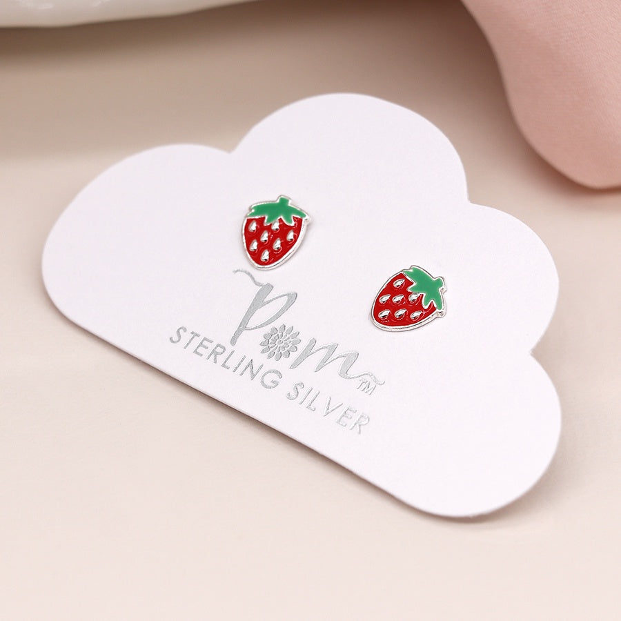 Strawberry Stud Earrings