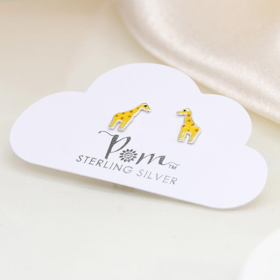 Giraffe Stud Earrings