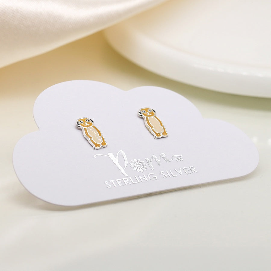Meerkat Stud Earrings