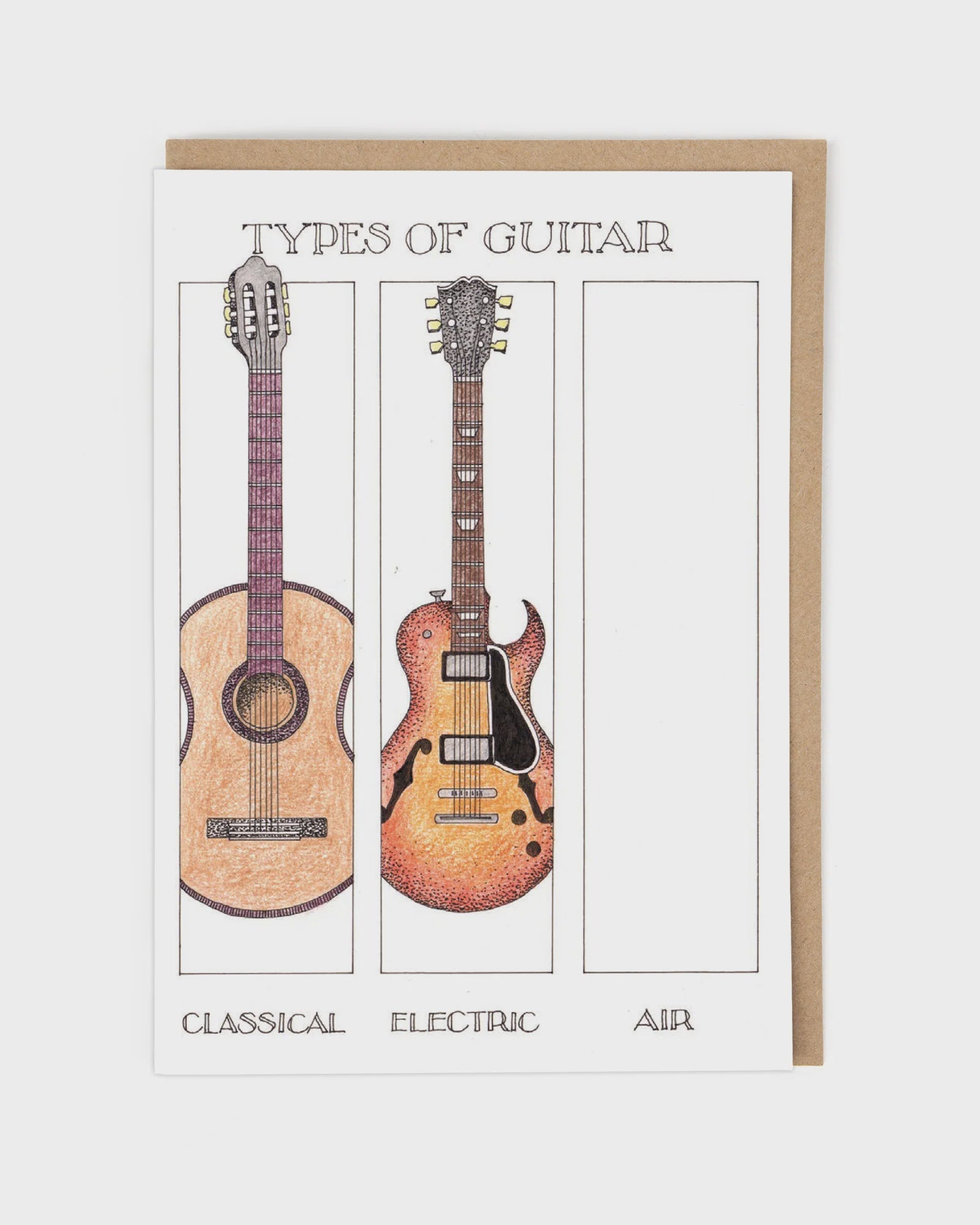 Air Guitar Card